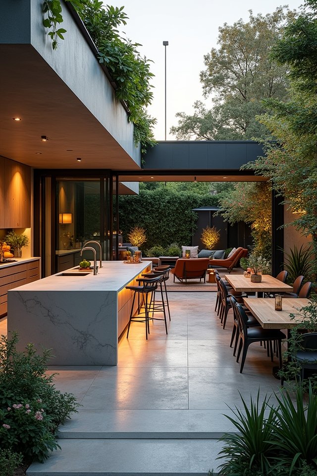outdoor indoor kitchen bliss