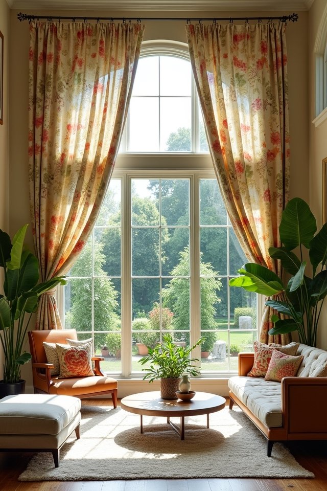 outdoor inspired fabric decor