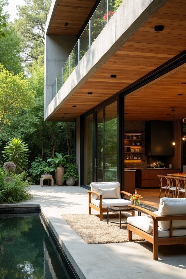 outdoor inspired living space integration