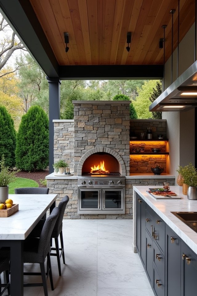 outdoor pizza party experience