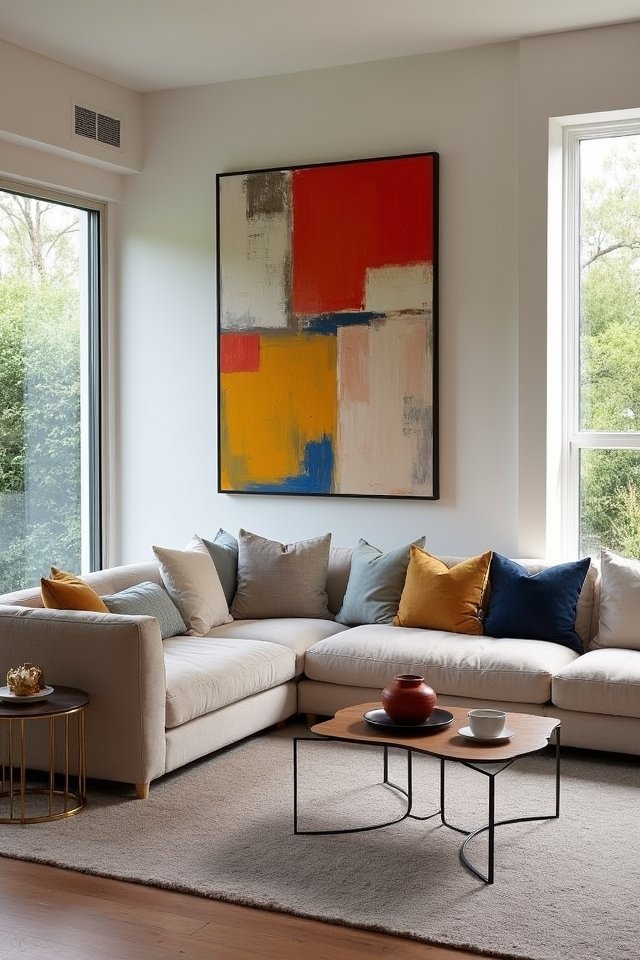 oversized artwork transforms spaces