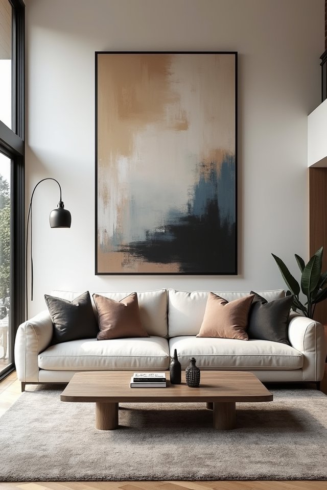 oversized artwork transforms spaces