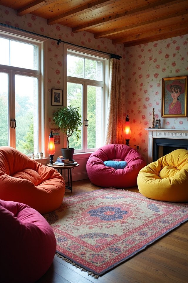 oversized cozy bean bags