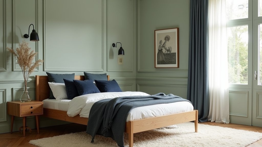 panelled walls and accents