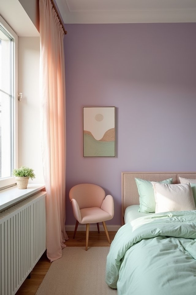 pastel color bedroom ideas