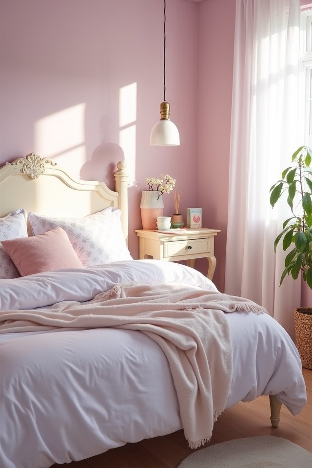 pastel hues and textures