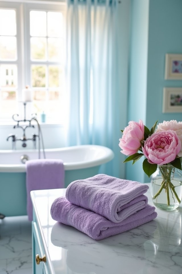 pastel paradise bathroom retreat