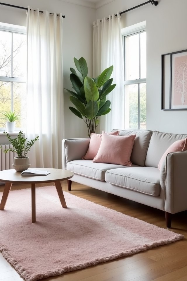 pastel rugs for comfort