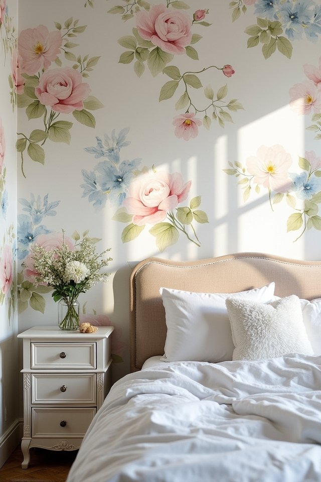 pastel watercolor floral designs