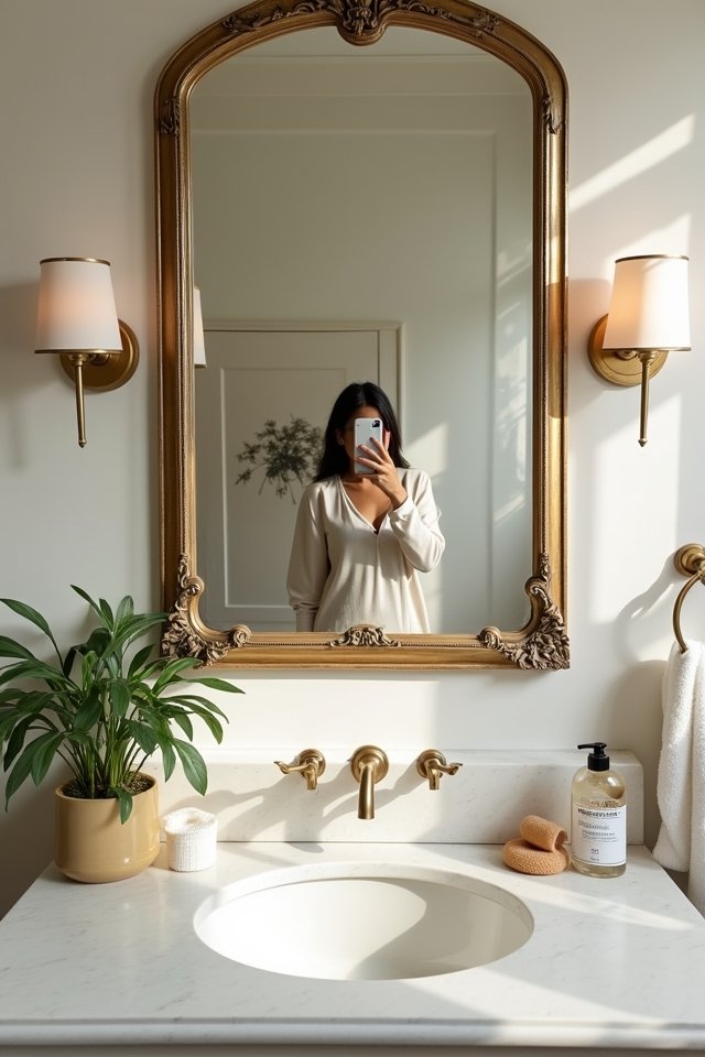 perfect bathroom mirror selfie
