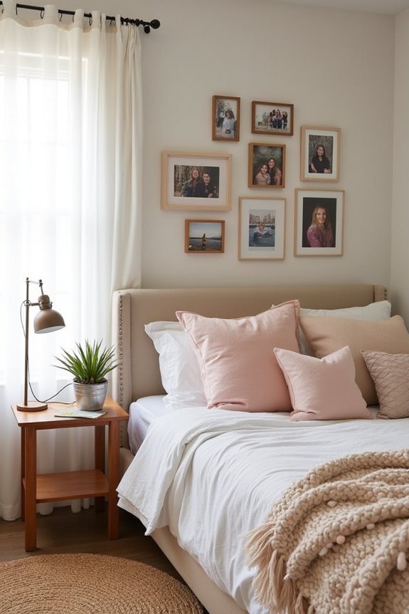 personalize bedroom with photographs