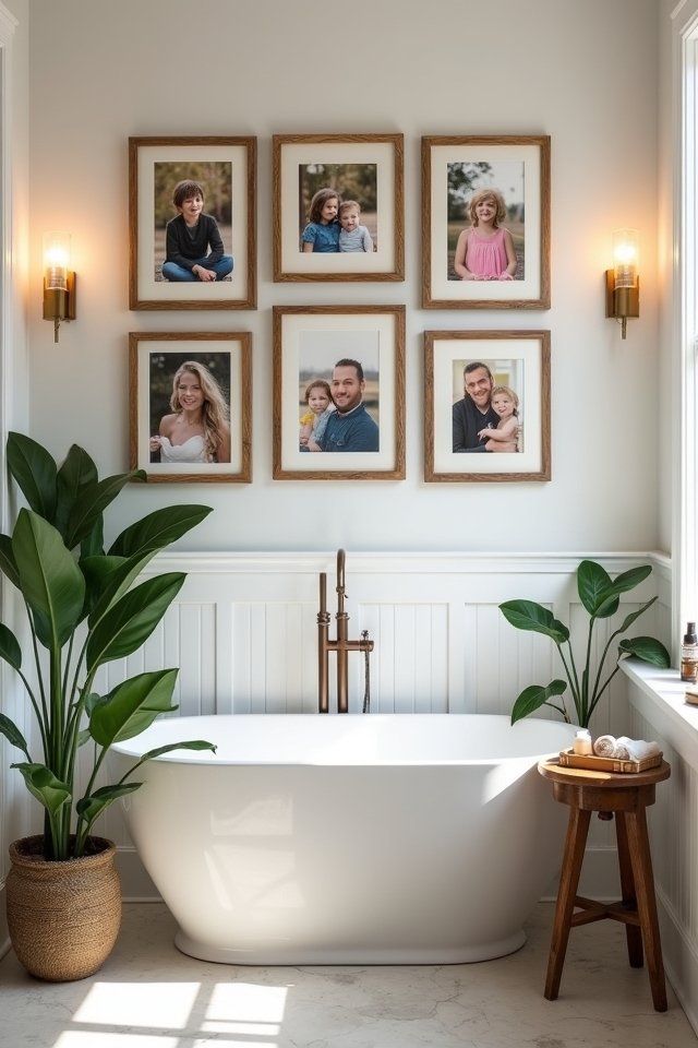 personalized bathroom photo collages