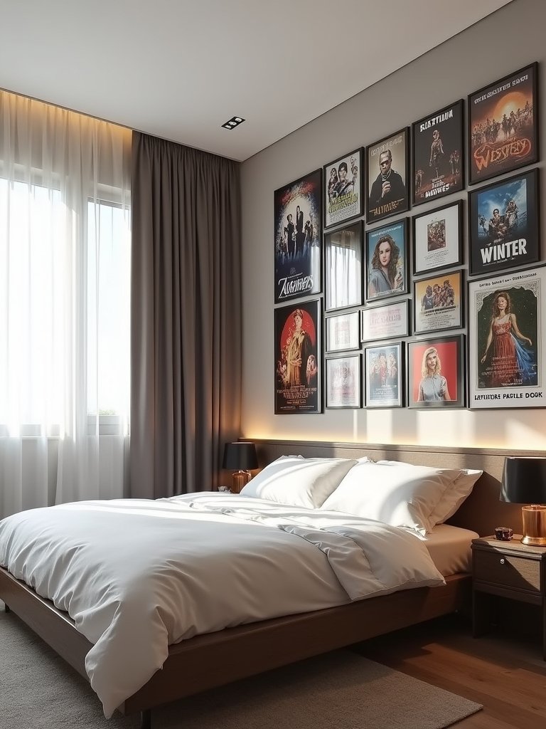 personalized bedroom movie decor