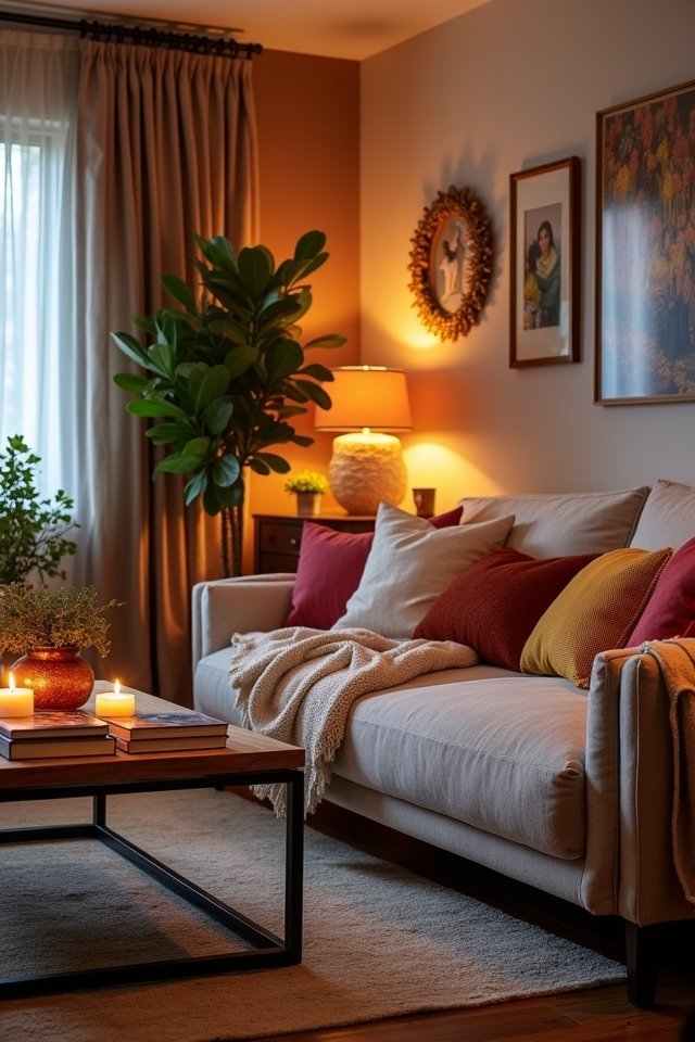 personalized cozy living space