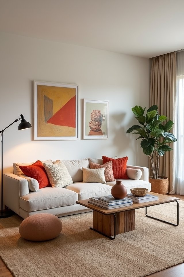 personalized cozy living space