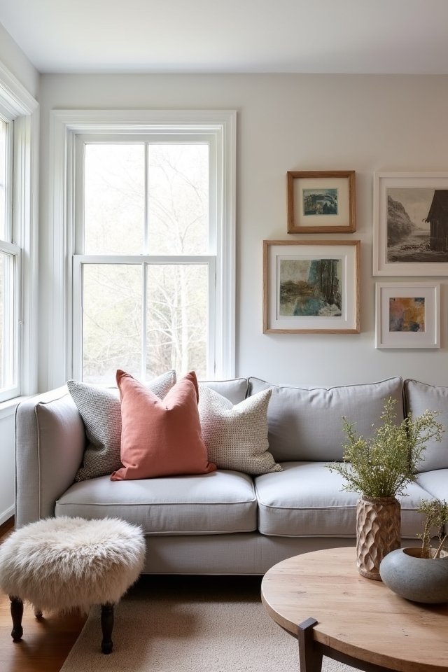 personalized cozy living space