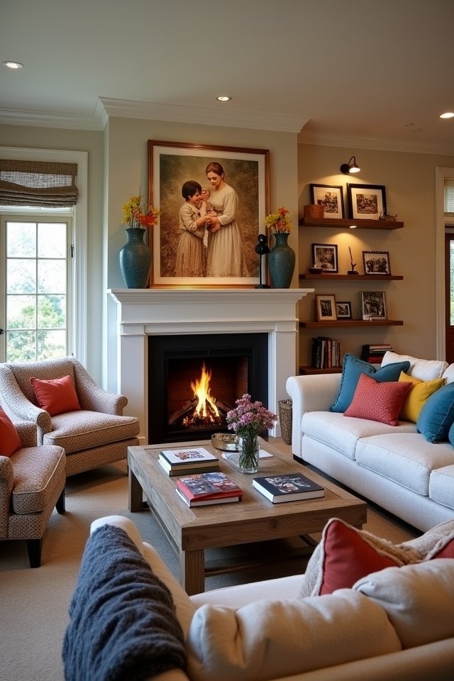 personalized cozy living space