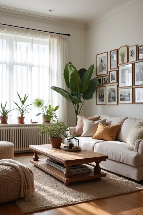 personalized cozy living space