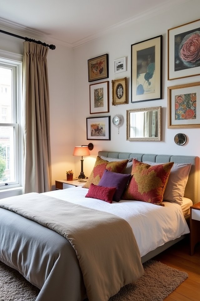 personalized eclectic gallery wall