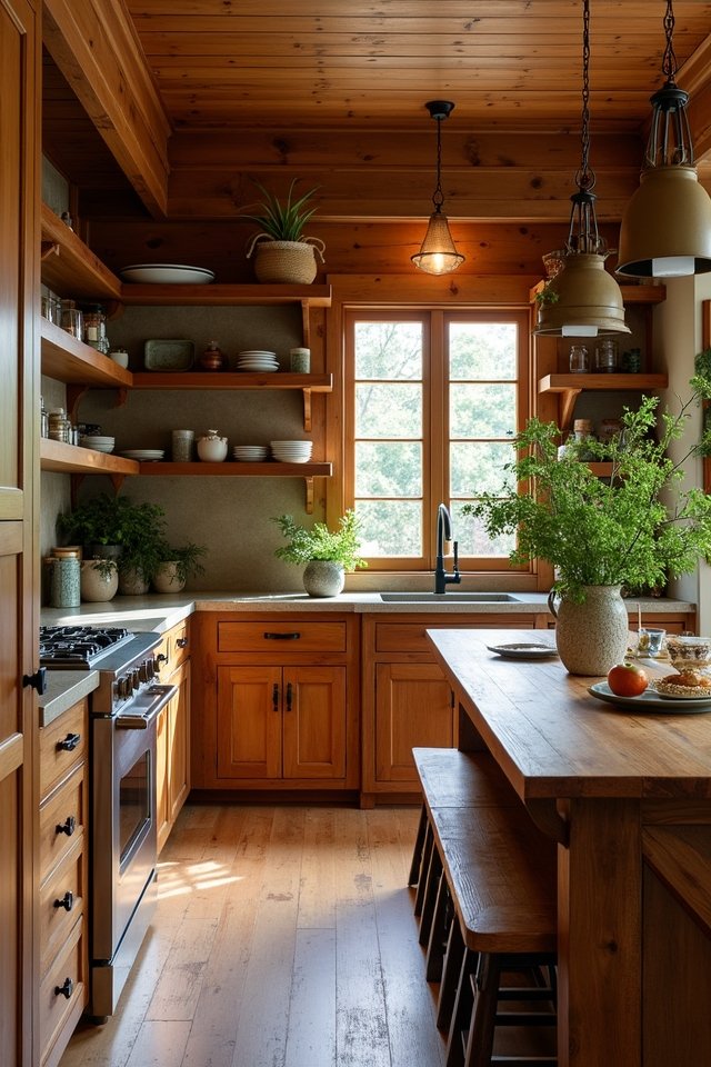 personalized handcrafted kitchen cabinetry