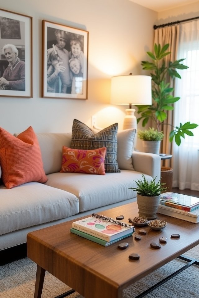 personalized living room accents