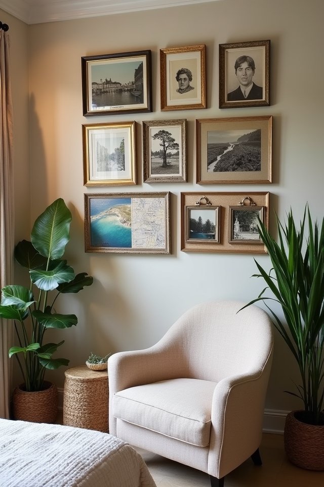 personalized themed collage corner