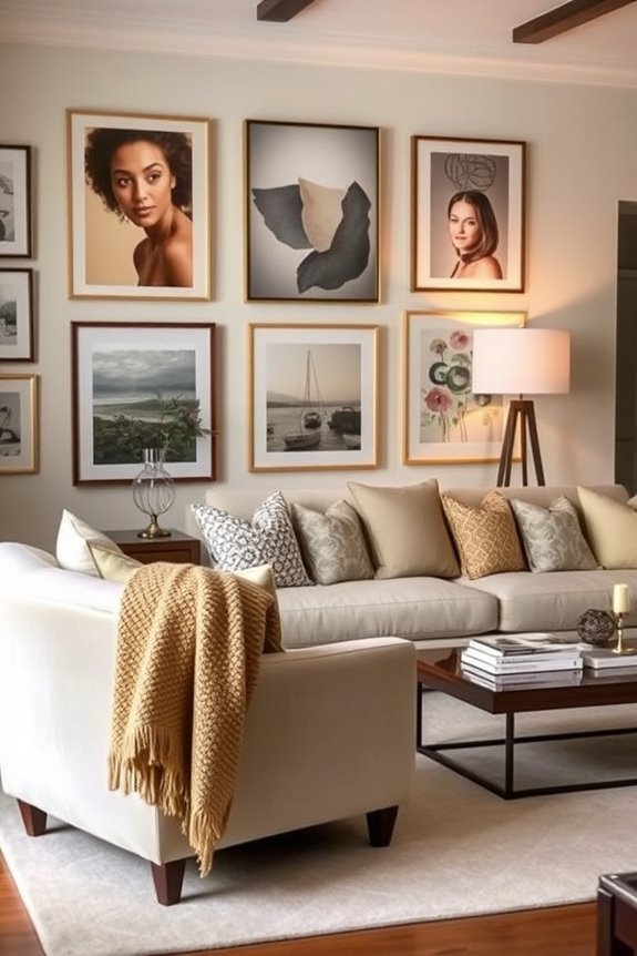 personalized vibrant artwork display