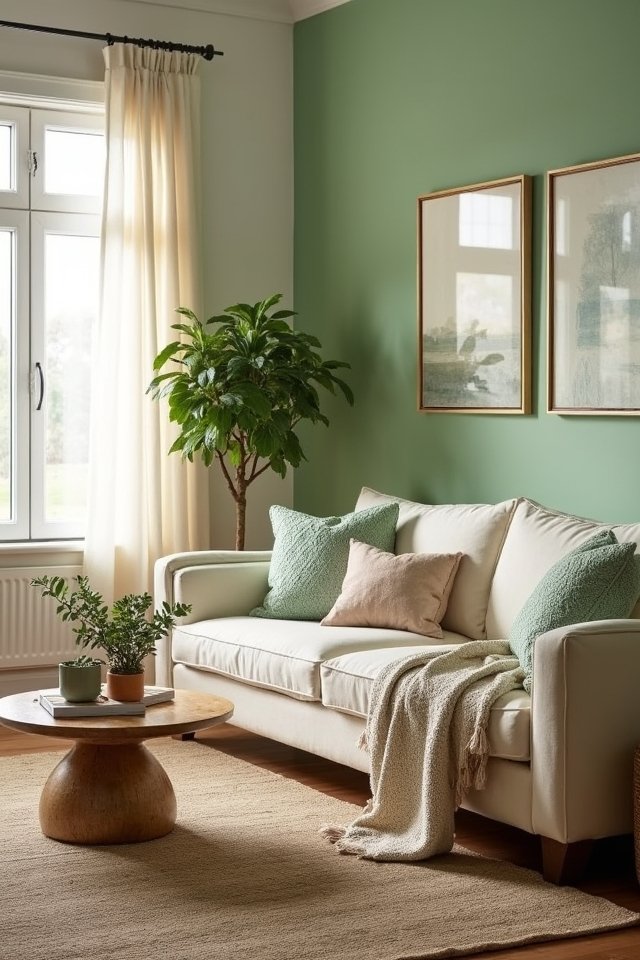 pistachio green energizes spaces