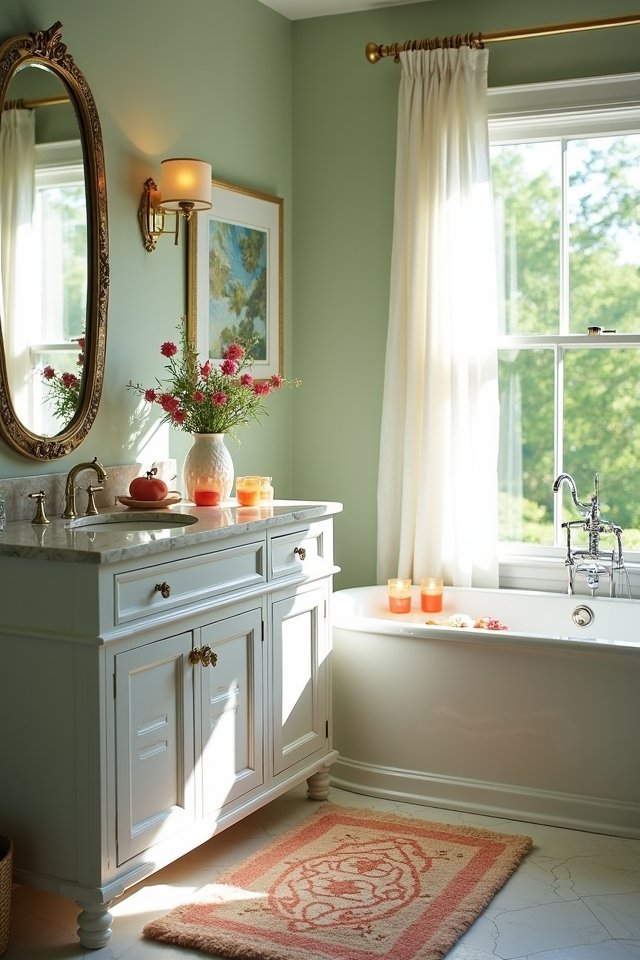 playful bathroom reflections delight