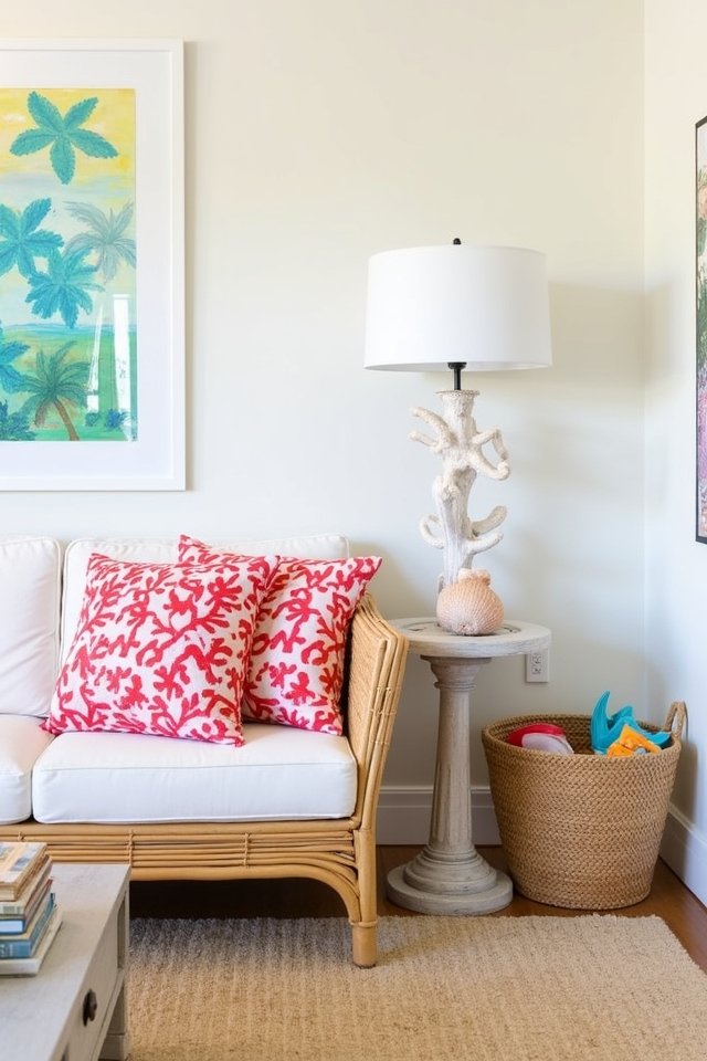 playful beach themed decor ideas