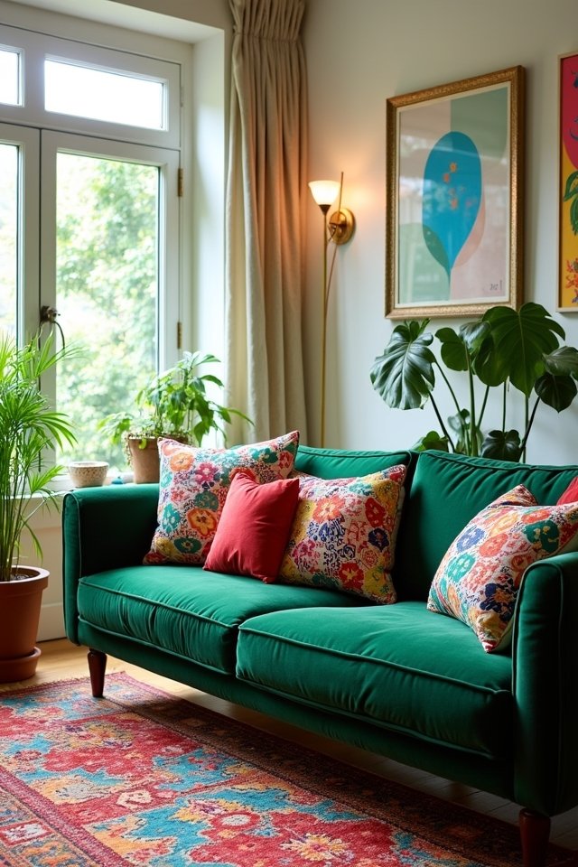 playful decor with patterns