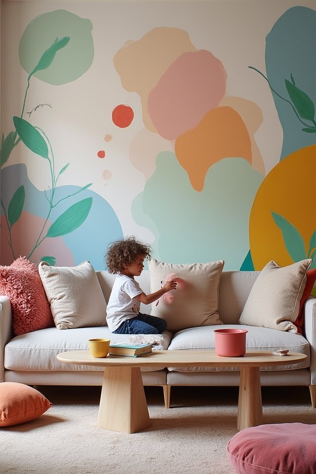 playful interactive wall art