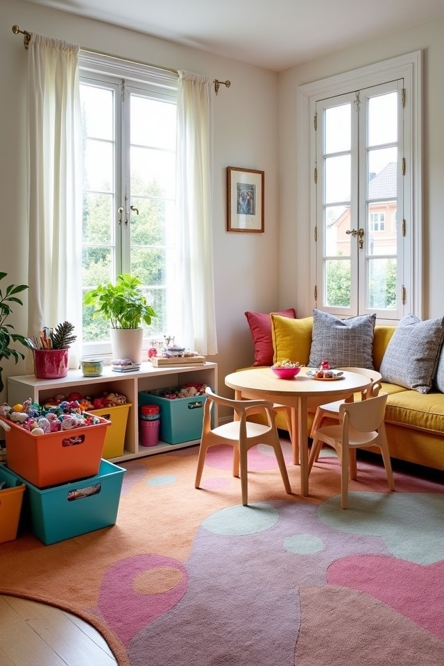 playful living room transformation