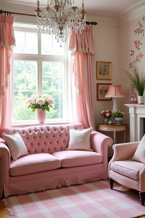 playful pattern living room
