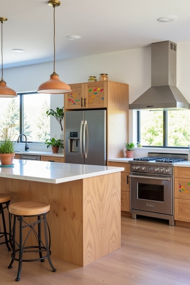 playful patterned plywood designs