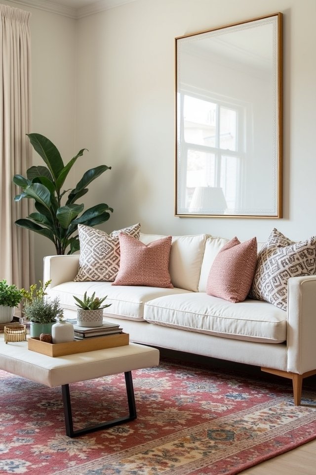 playful patterns enhance decor