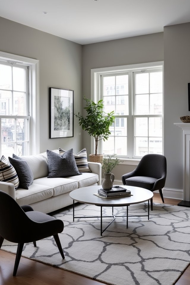playful patterns in grey