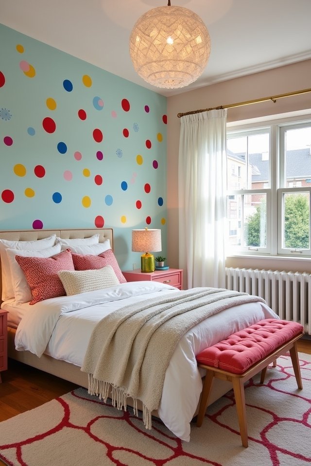 playful polka dot decor