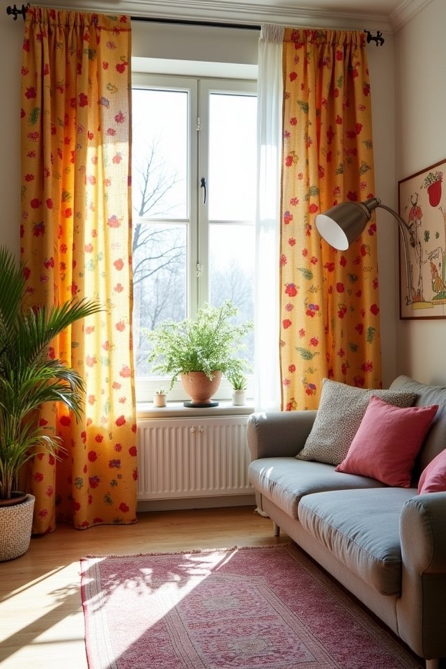 playful printed fabric energy