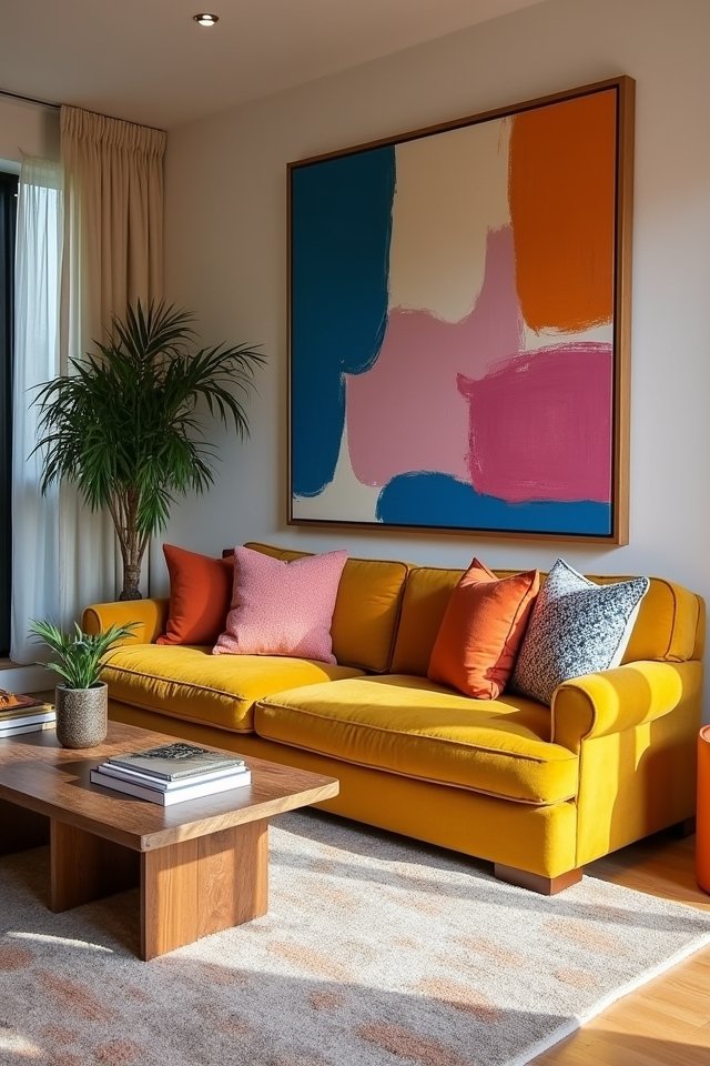 playful warm gold decor