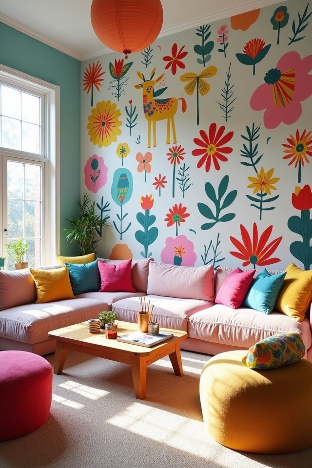 playful whimsical wallpaper ideas