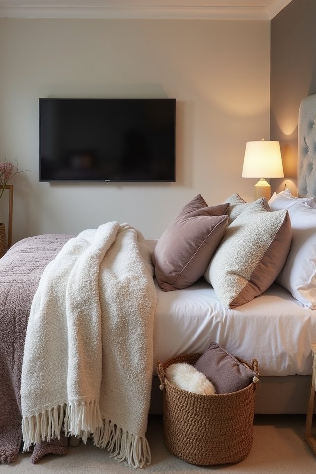 plush bedding for comfort