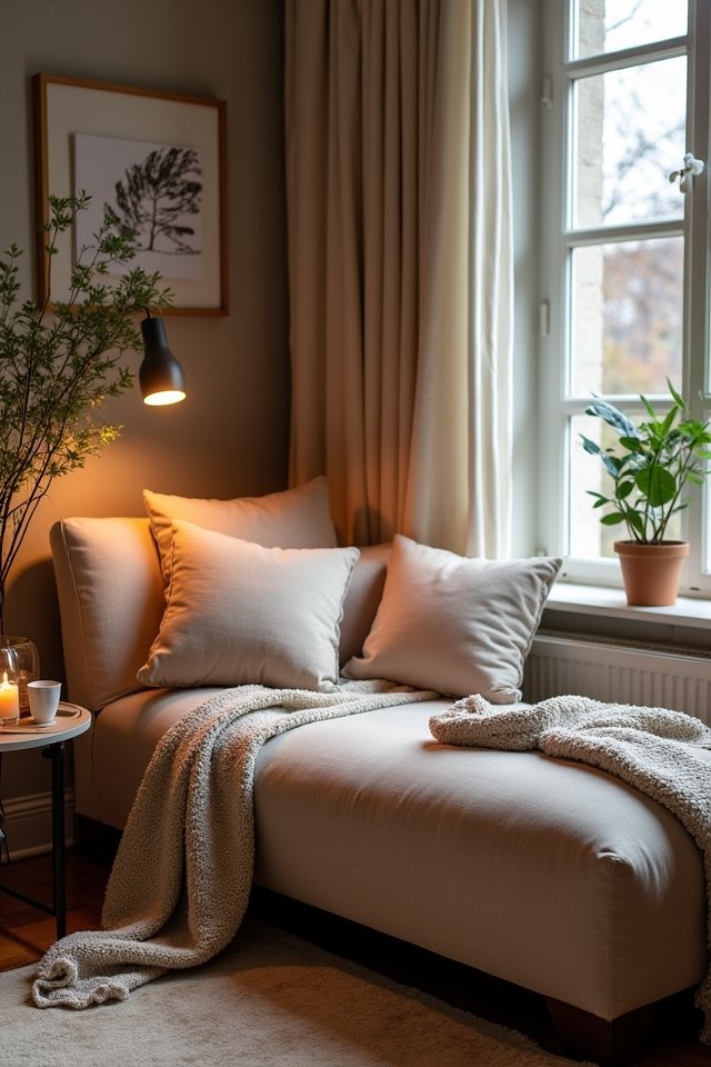 plush cushions cozy throws