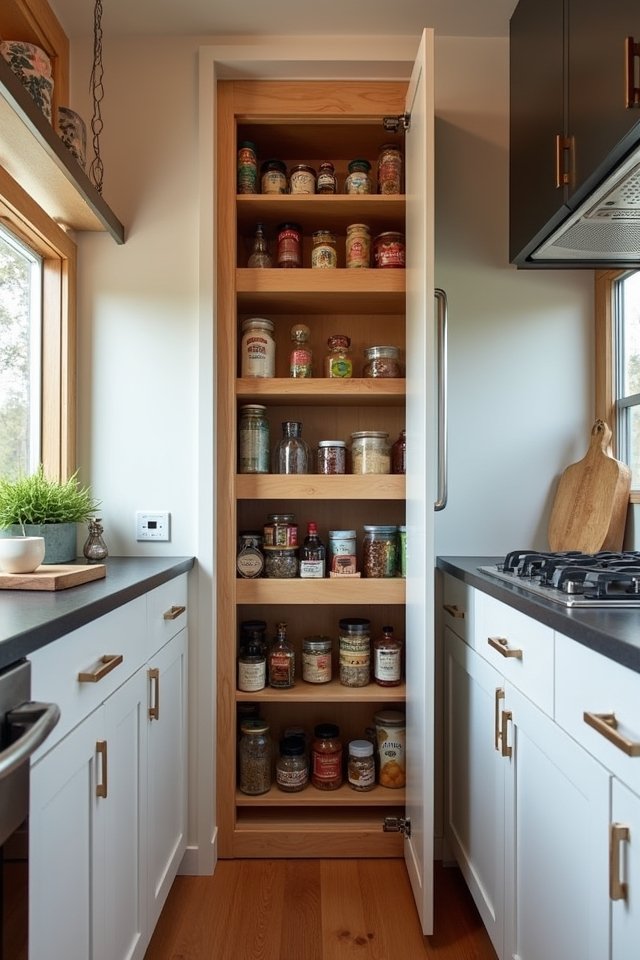 pull out pantry storage solution