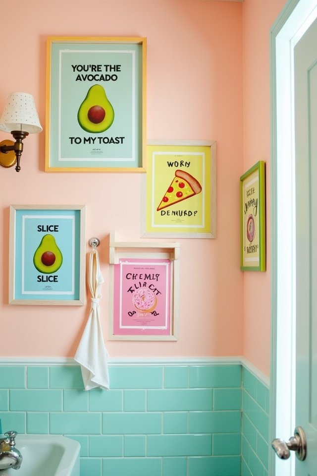 pun filled food artwork