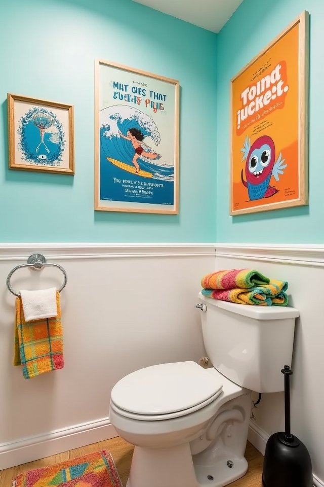 punny bathroom decor sayings