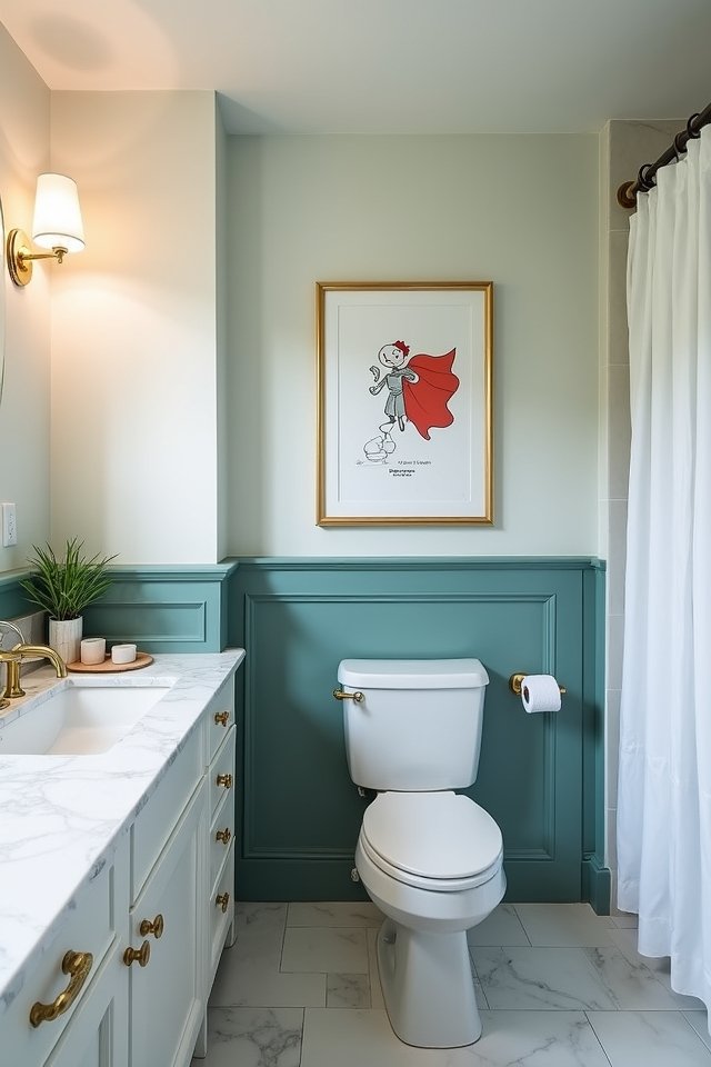 punny restroom etiquette reminders