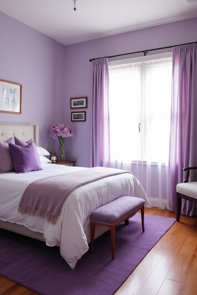 purple accessories for elegance