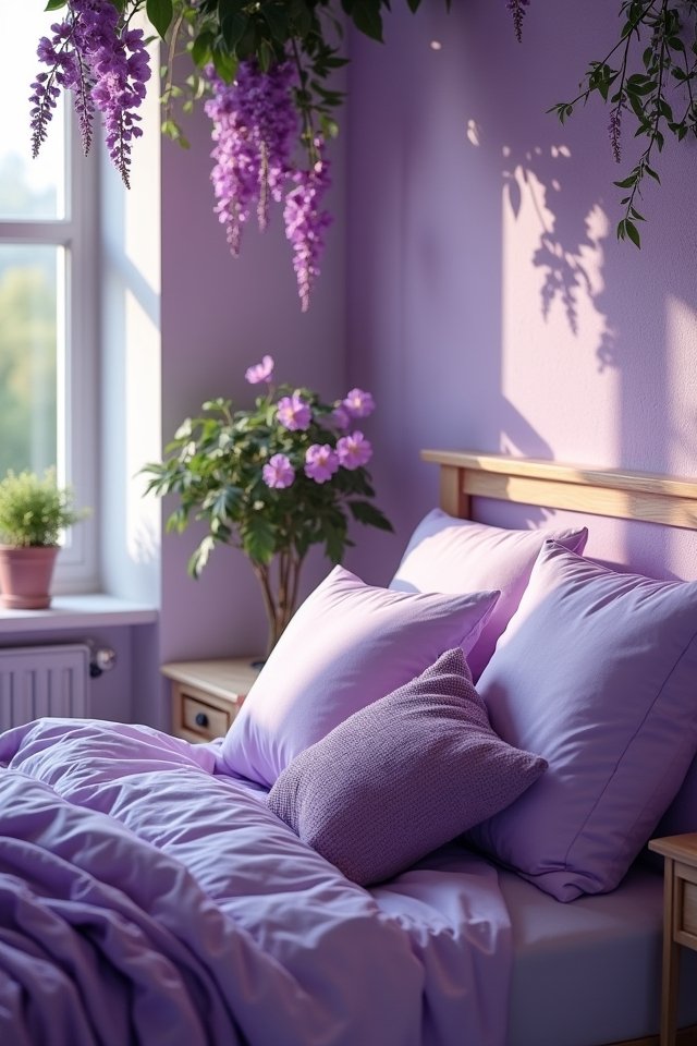 purple plants enhance spaces
