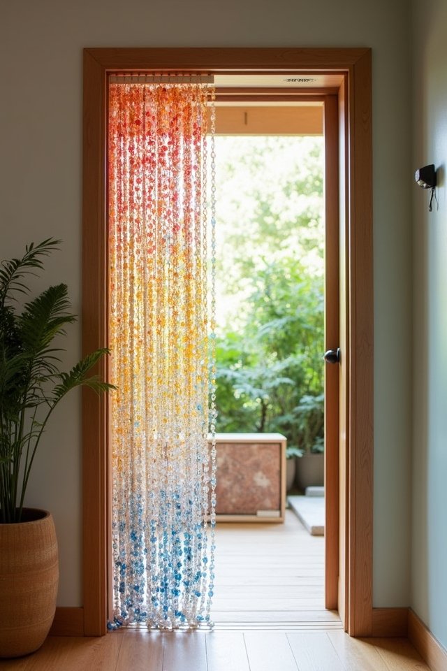 quirky beaded curtain ideas